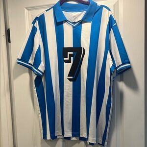 Original Use Blue and White Striped Jersey